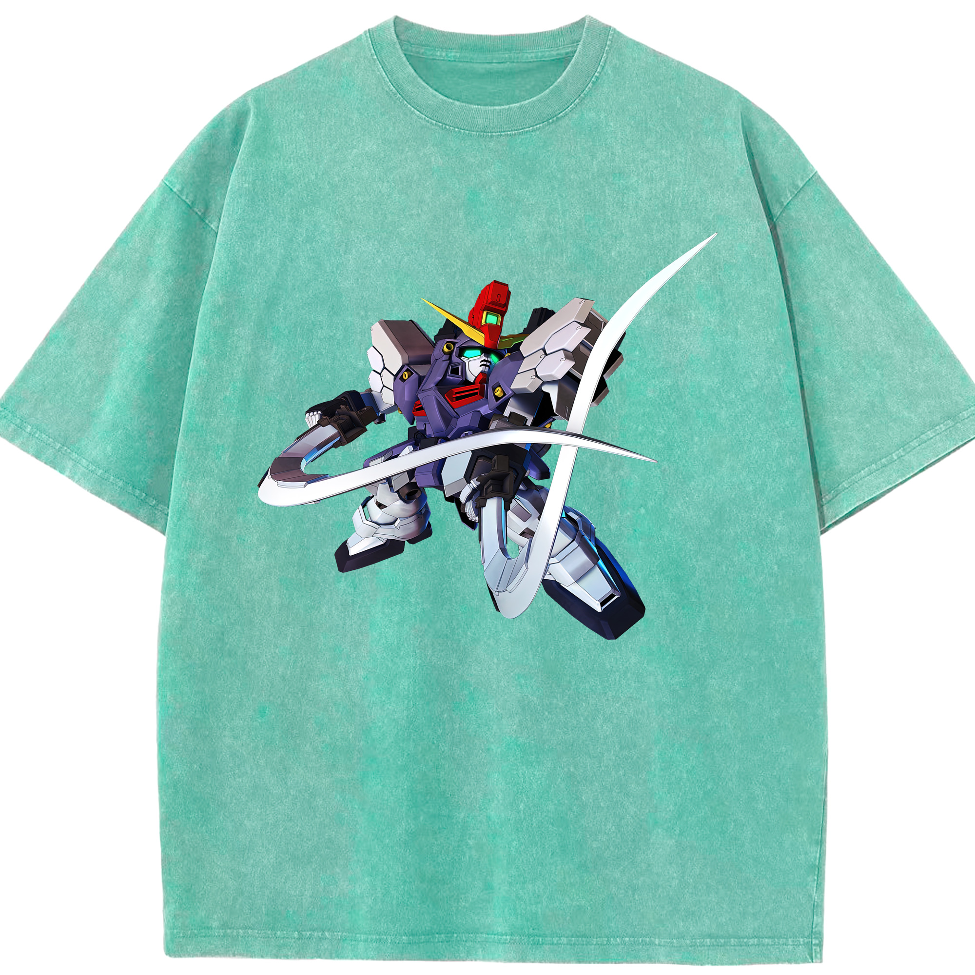 （画像用） 機動戦士ガンダム Mobile Suit Gundam 綿100% ヴィンテージ風 半袖Tシャツ（フロントプリント）